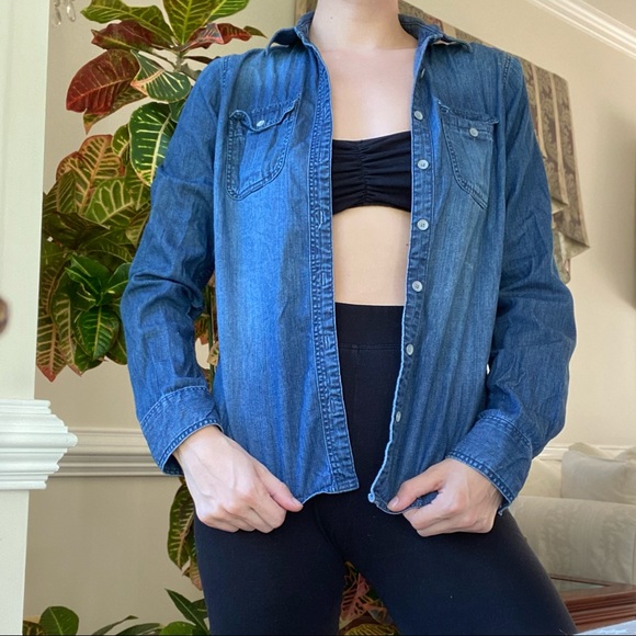 Denim Button-up - Picture 3 of 10